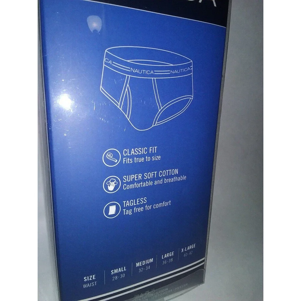 NIB Nautica Briefs Underwear Size XL (40-42)